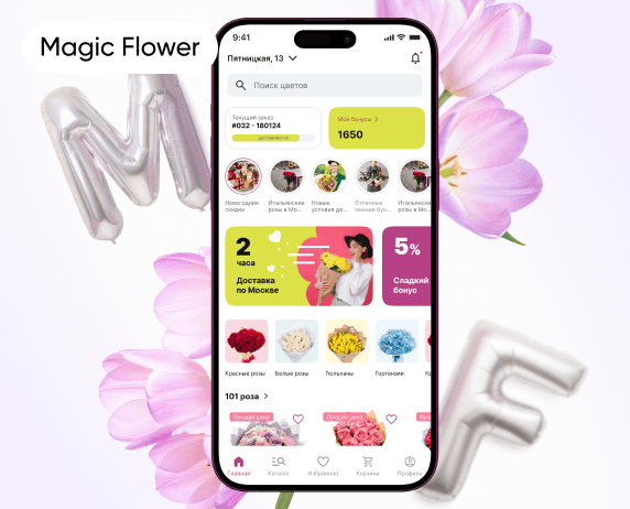 Интернет-магазин по доставке цветов MagicFlower